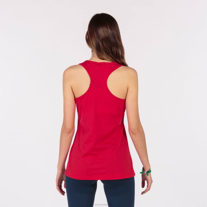 Joma 82P4R3854 أحمر واحة أعلى الخزان نحيف