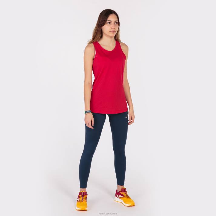 Joma 82P4R3854 أحمر واحة أعلى الخزان نحيف