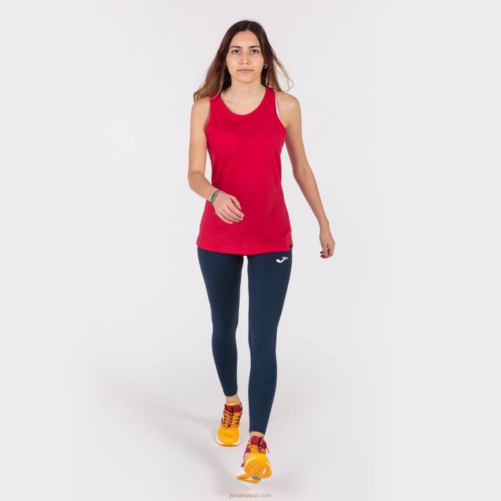 Joma 82P4R3854 أحمر واحة أعلى الخزان نحيف