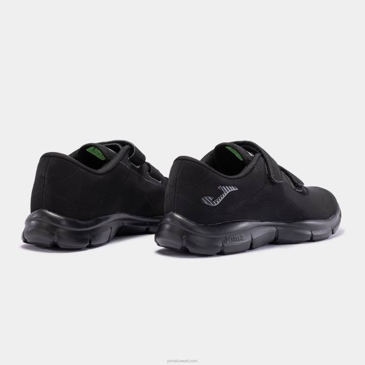 Joma 82P4R3869 أسود حذاء كاجوال نفتيس 22 نحيف