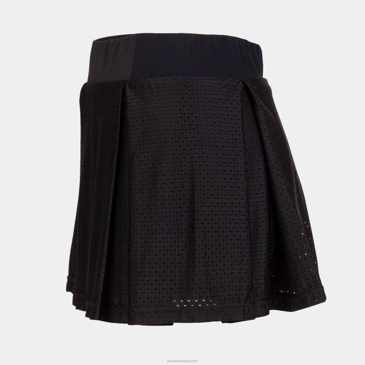 Joma 82P4R3870 أسود كسر التنورة نحيف