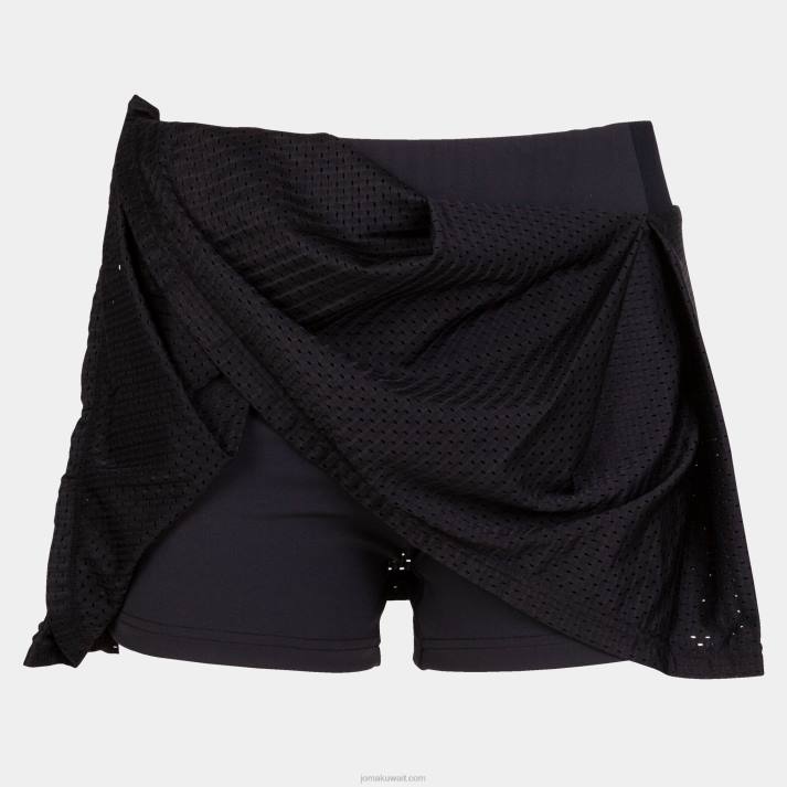 Joma 82P4R3870 أسود كسر التنورة نحيف