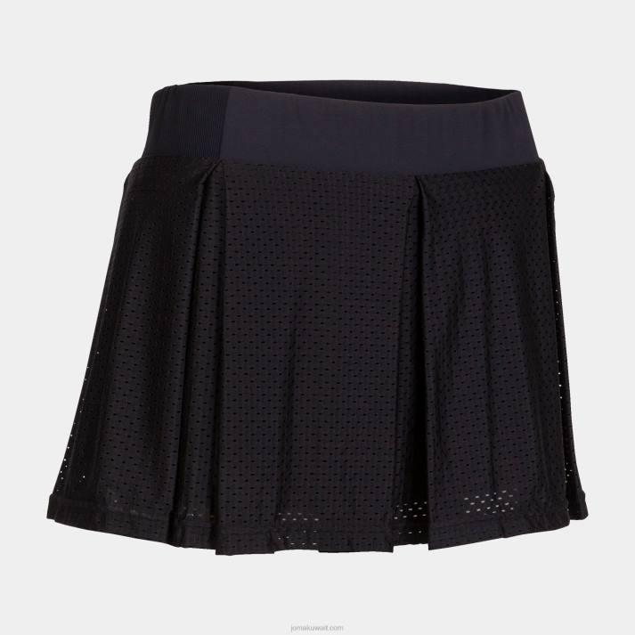 Joma 82P4R3870 أسود كسر التنورة نحيف