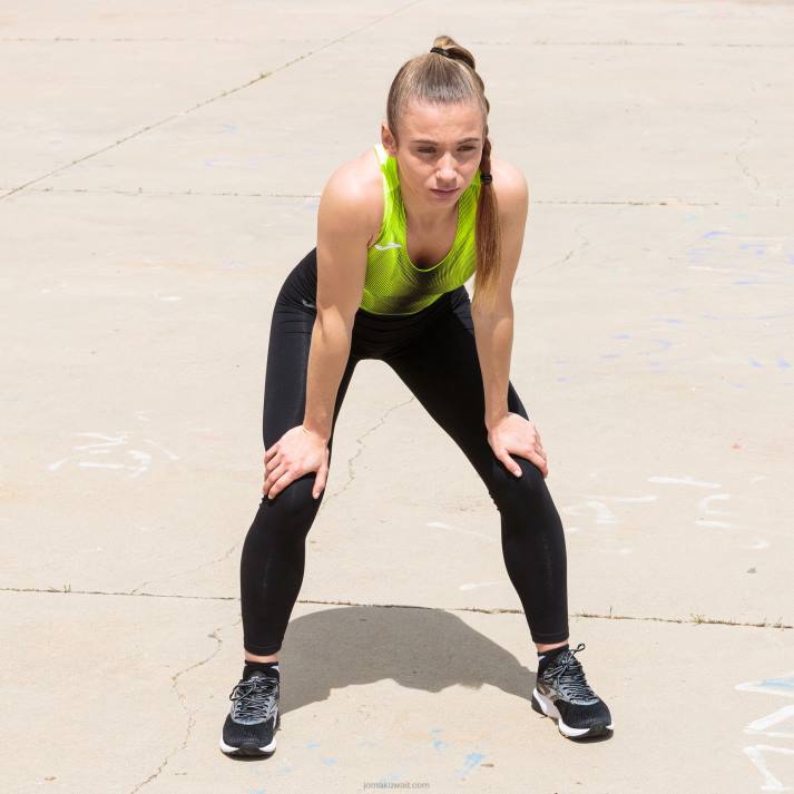 Joma 82P4R3873 نيون أصفر أسود أوليمبيا أعلى الخزان نحيف