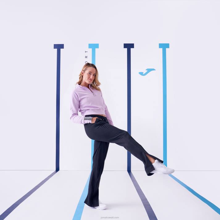 Joma 82P4R3878 أسود لونغز السراويل دافني نحيف