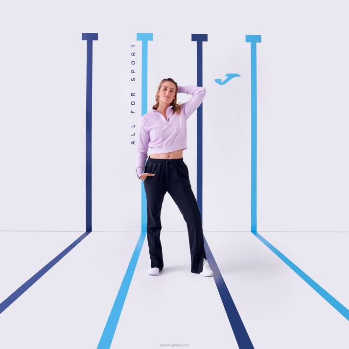 Joma 82P4R3878 أسود لونغز السراويل دافني نحيف