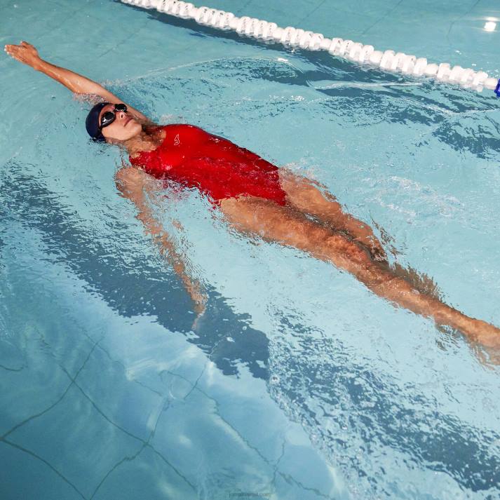 Joma 82P4R3888 أحمر سبلاش ملابس السباحة نحيف