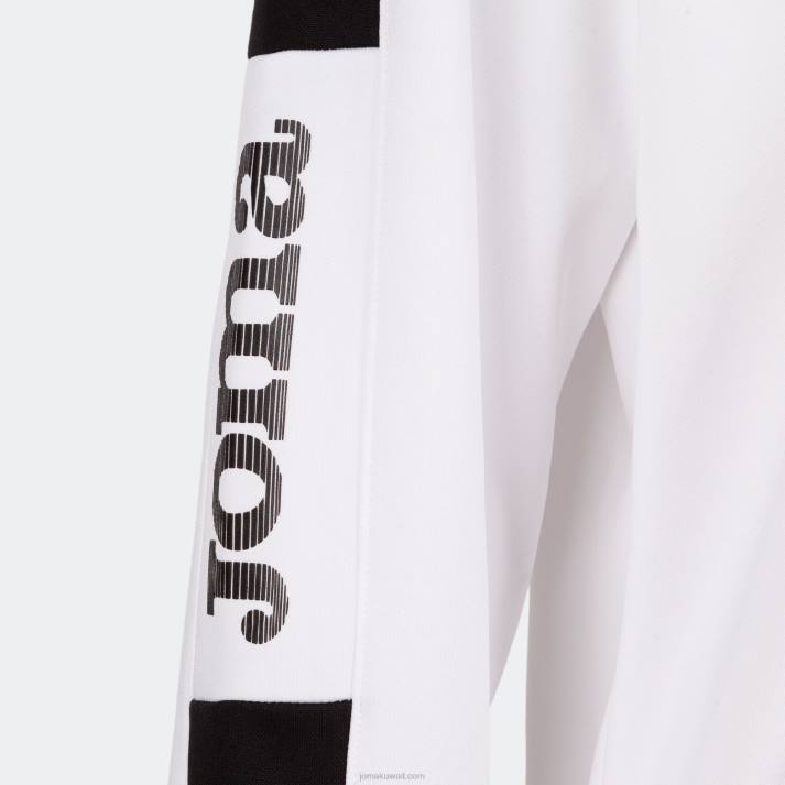 Joma 82P4R3894 أبيض أسود بطولة سترة مقنعين الرابع نحيف