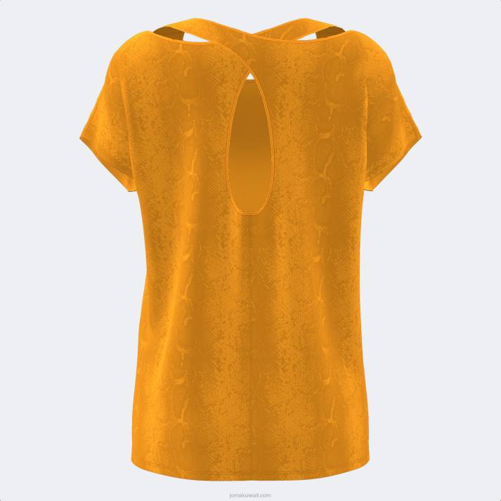 Joma 82P4R3899 البرتقالي قميص قصير الأكمام الأساسية نحيف