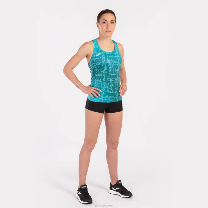 Joma 82P4R3900 الفيروز النخبة من الدبابات الثامن نحيف