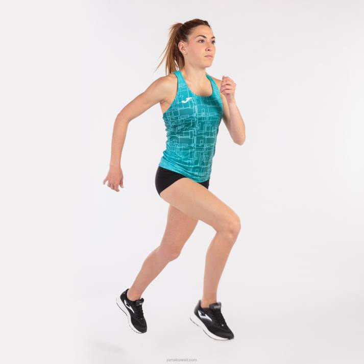 Joma 82P4R3900 الفيروز النخبة من الدبابات الثامن نحيف