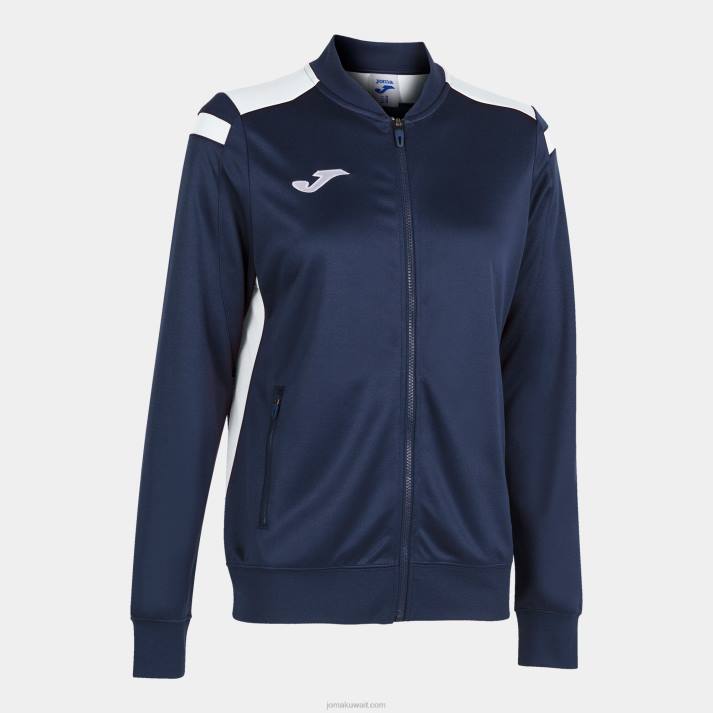 Joma 82P4R3903 الأزرق الداكن الأبيض بطولة السترات السادس نحيف