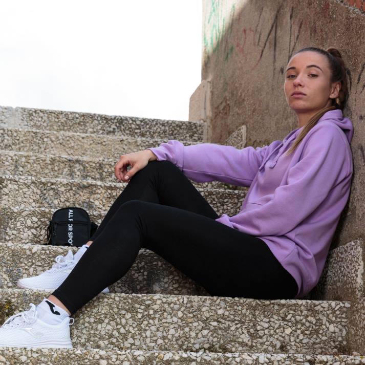 Joma 82P4R3908 أرجواني سترة مقنعين مونتانا نحيف