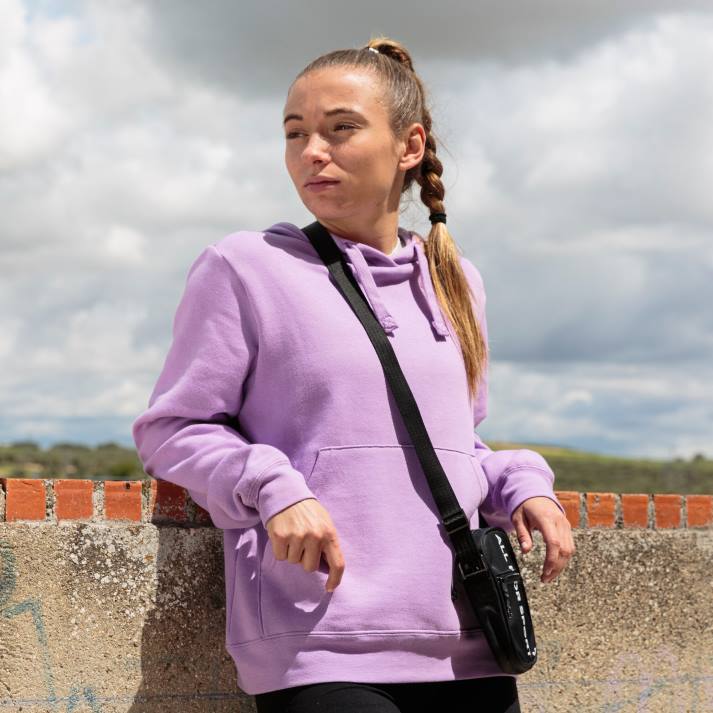 Joma 82P4R3908 أرجواني سترة مقنعين مونتانا نحيف