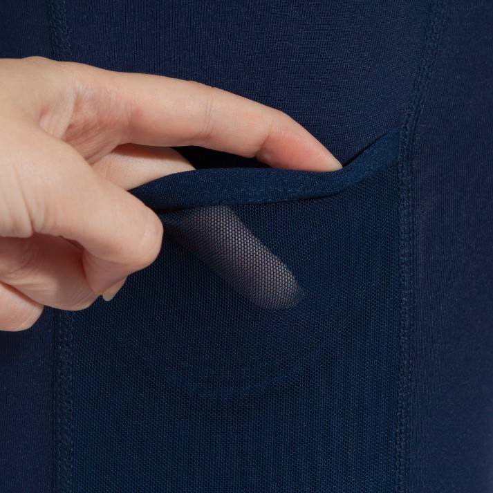 Joma 82P4R3924 الأزرق الداكن لباس ضيق طويل النخبة x