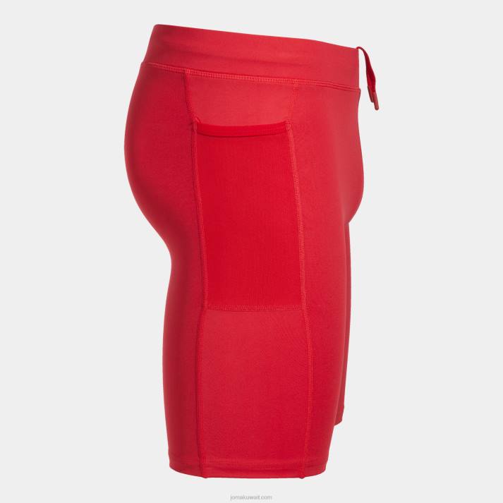 Joma 82P4R3926 أحمر لباس ضيق قصير النخبة x