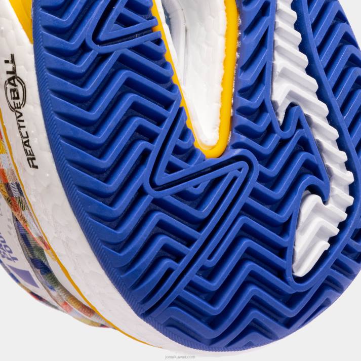 Joma 82P4R3934 أبيض أزرق ملكي أحذية t.slam 23 world padel tour-wpt clay نحيف