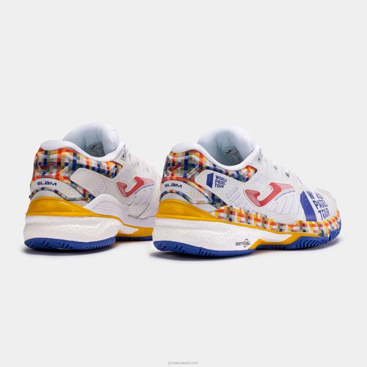 Joma 82P4R3934 أبيض أزرق ملكي أحذية t.slam 23 world padel tour-wpt clay نحيف