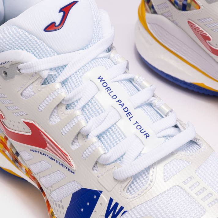 Joma 82P4R3934 أبيض أزرق ملكي أحذية t.slam 23 world padel tour-wpt clay نحيف