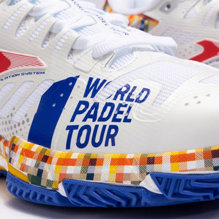 Joma 82P4R3934 أبيض أزرق ملكي أحذية t.slam 23 world padel tour-wpt clay نحيف