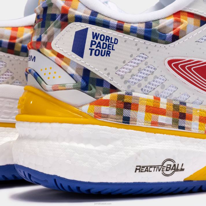 Joma 82P4R3934 أبيض أزرق ملكي أحذية t.slam 23 world padel tour-wpt clay نحيف
