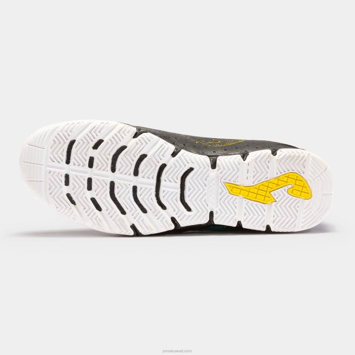 Joma 82P4R3938 أسود حذاء كرة الصالات الدوري الاسباني 5 23 داخلي