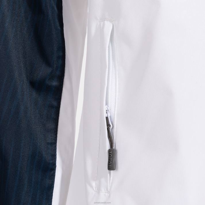 Joma 82P4R3939 أبيض كحلي Rainjacket مونتريال نحيف