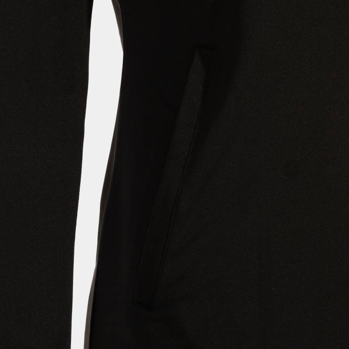 Joma 82P4R3942 أسود مقنعين سترة النحت الثاني نحيف