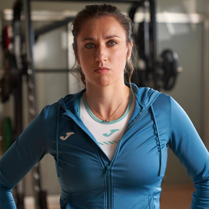 Joma 82P4R3943 أخضر مقنعين سترة النحت الثاني نحيف