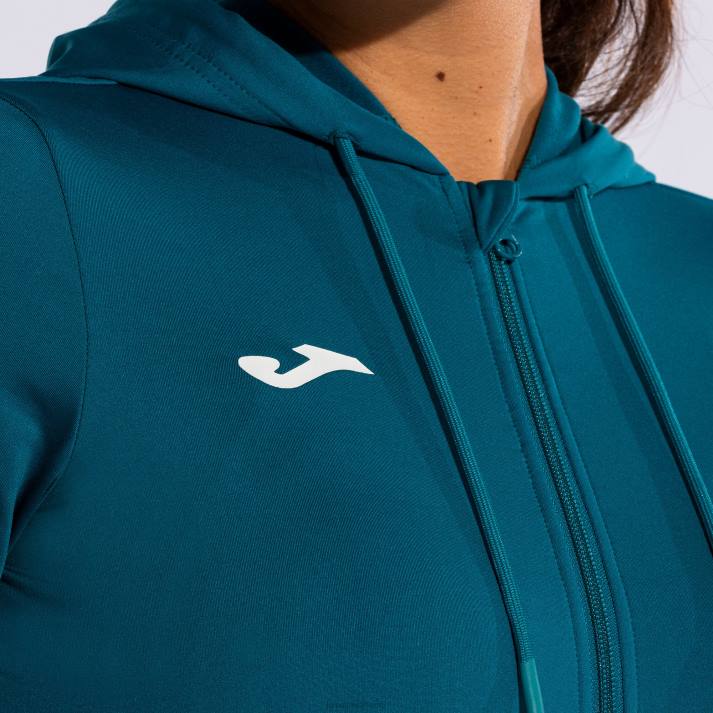 Joma 82P4R3943 أخضر مقنعين سترة النحت الثاني نحيف