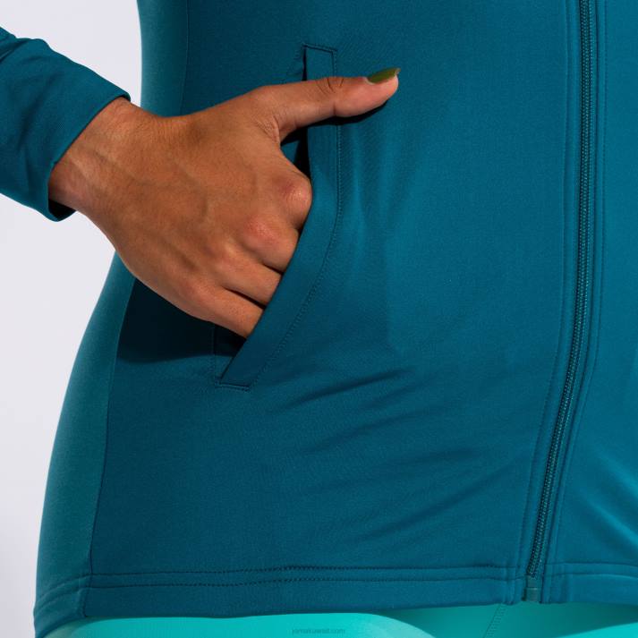 Joma 82P4R3943 أخضر مقنعين سترة النحت الثاني نحيف