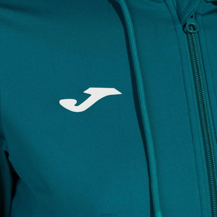 Joma 82P4R3943 أخضر مقنعين سترة النحت الثاني نحيف