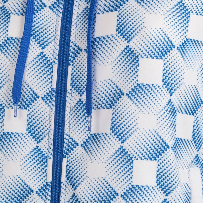 Joma 82P4R3964 أزرق ملكي أبيض سترة سوبرنوفا مقنعين III نحيف