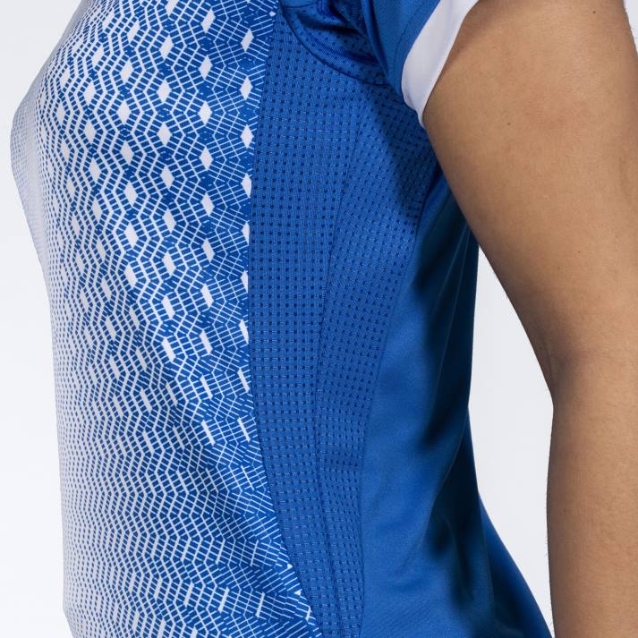 Joma 82P4R3980 أزرق ملكي أبيض قميص بأكمام قصيرة سوبر نوفا نحيف