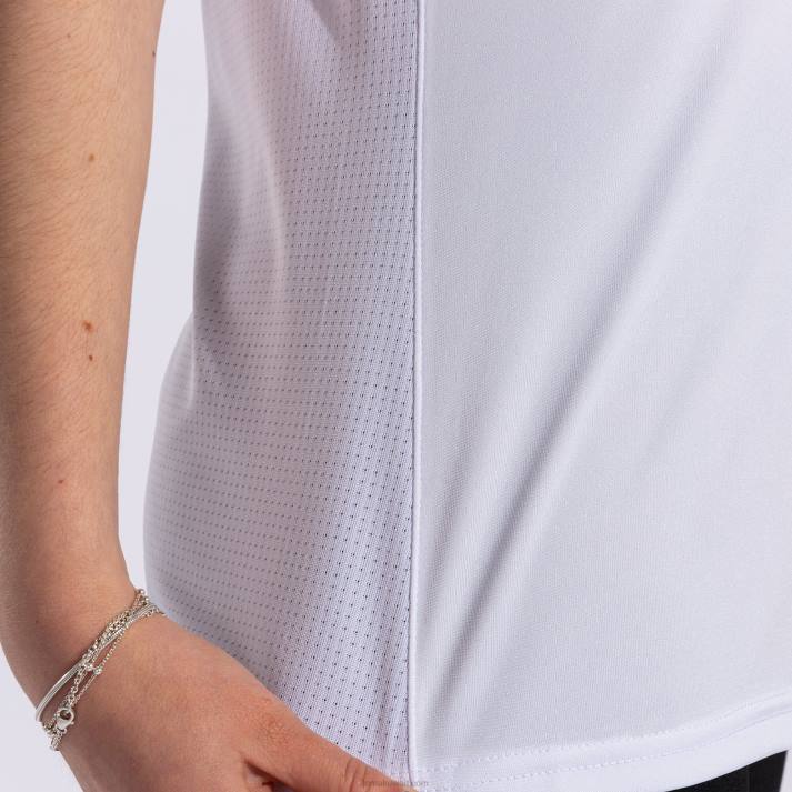 Joma 82P4R3995 أبيض قميص قصير الأكمام الفائز الثاني نحيف
