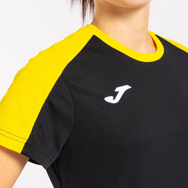 Joma 82P4R4003 أصفر مسود قميص البطولة البيئية قصيرة الأكمام نحيف