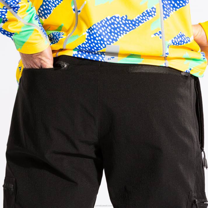 Joma 82P4R400 أسود مستكشف السراويل الطويلة رجال