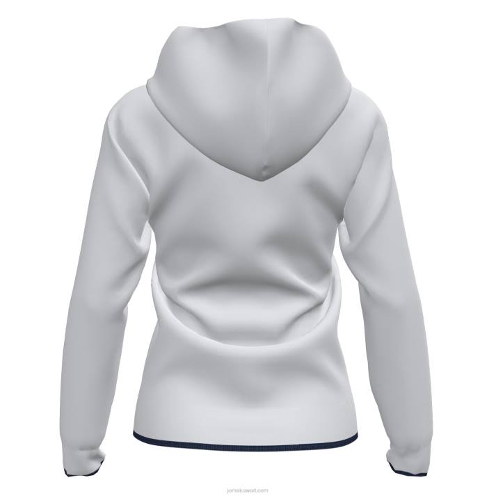 Joma 82P4R4020 أبيض كحلي سوبر نوفا II سترة مقنعين نحيف