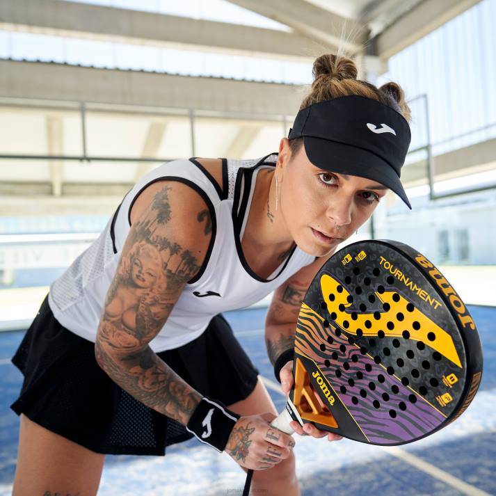 Joma 82P4R4037 أسود برتقالي بنفسجي بطولة مضرب باديل