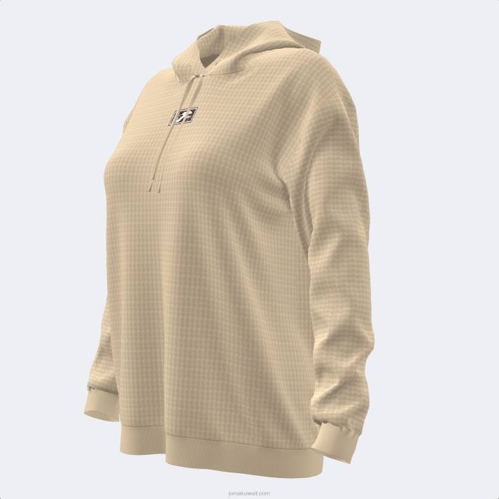 Joma 82P4R4040 اللون البيج دافني سترة مقنعين نحيف