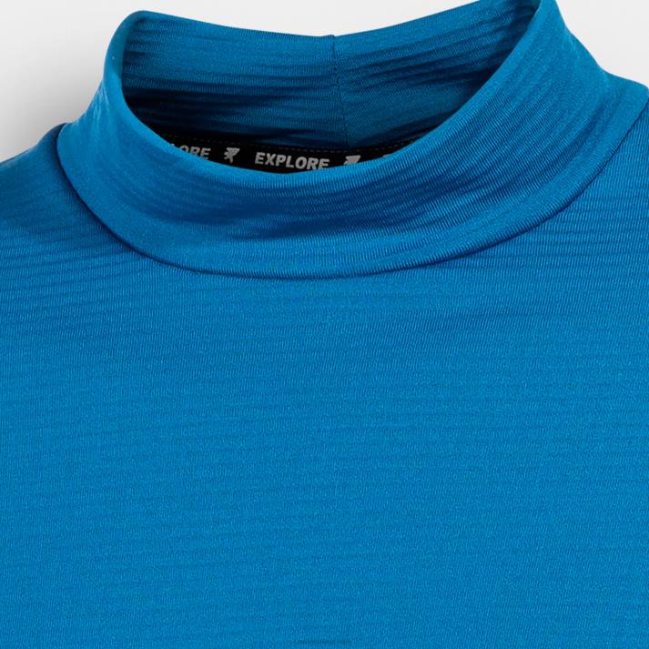 Joma 82P4R4041 أزرق مستكشف قميص من النوع الثقيل نحيف