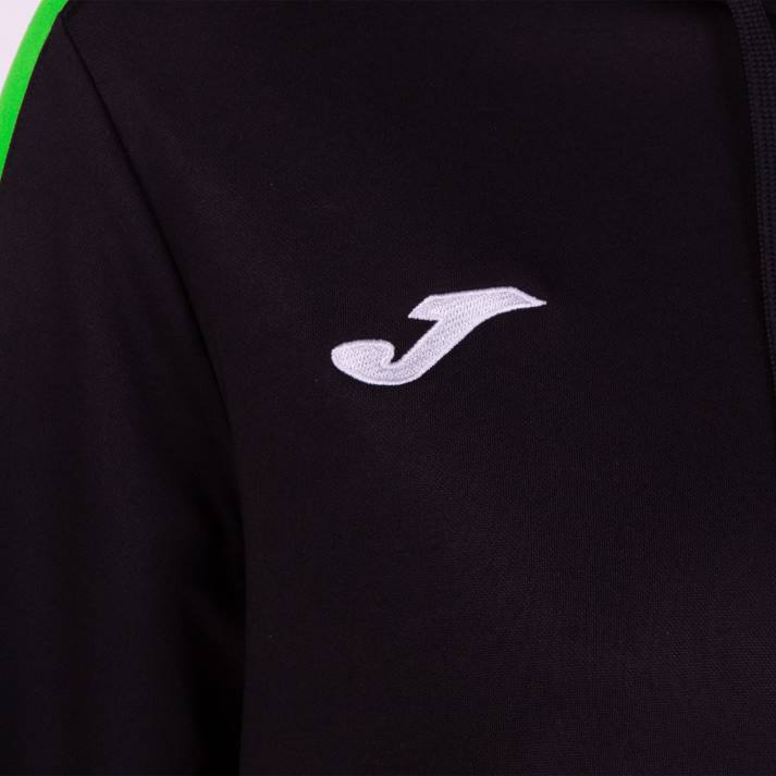 Joma 82P4R4044 أسود أخضر نيون بطولة سترة مقنعين الرابع نحيف