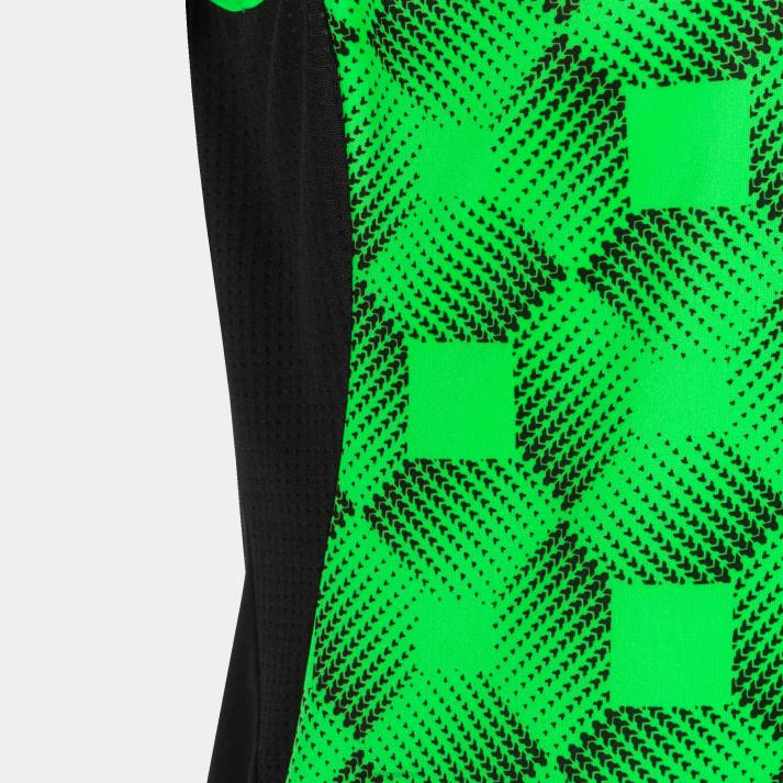 Joma 82P4R4047 أسود أخضر نيون بلا أكمام تي شيرت سوبرنوفا الثالث نحيف