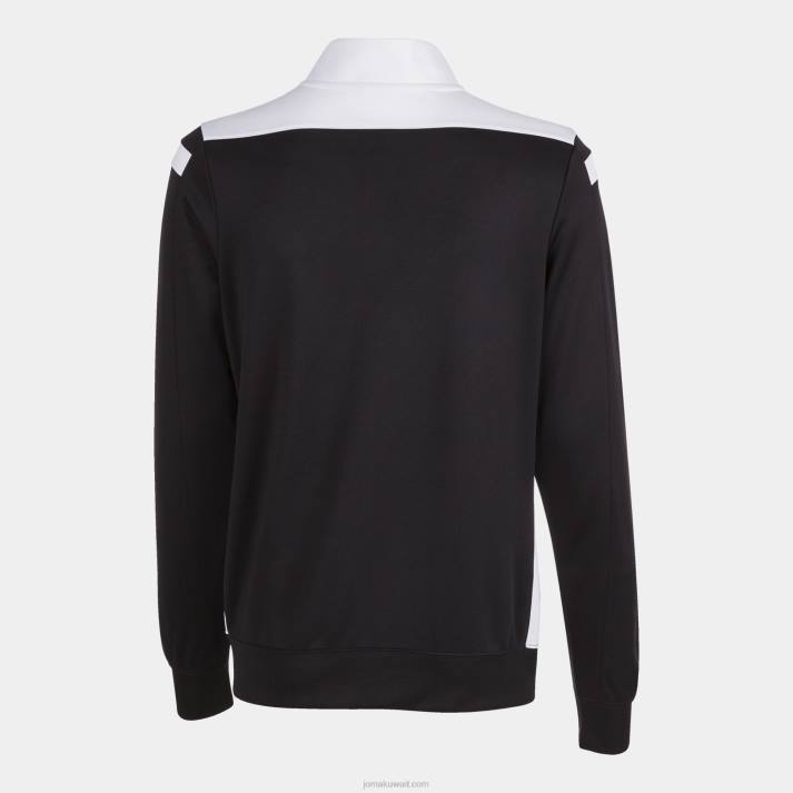 Joma 82P4R4052 أسود أبيض بطولة قميص من النوع الثقيل vi نحيف