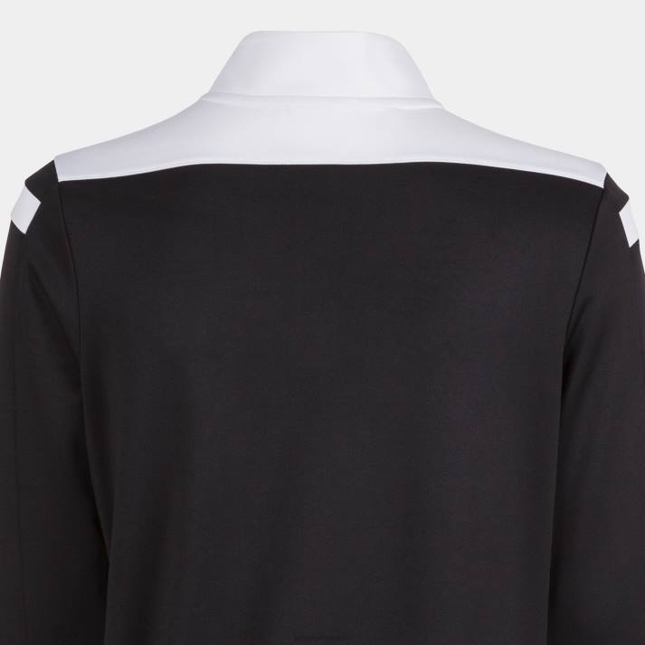 Joma 82P4R4052 أسود أبيض بطولة قميص من النوع الثقيل vi نحيف