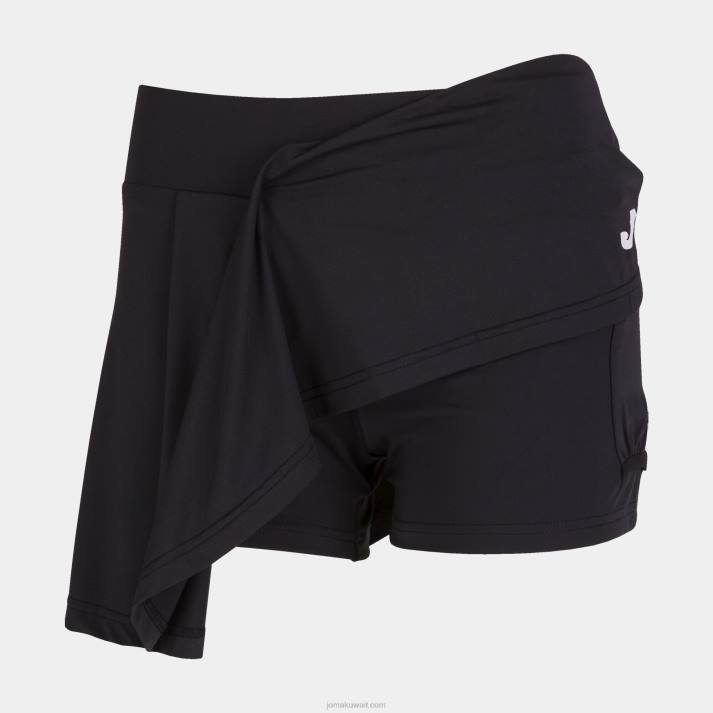 Joma 82P4R4054 أسود أبيض تنورة تورنيو نحيف