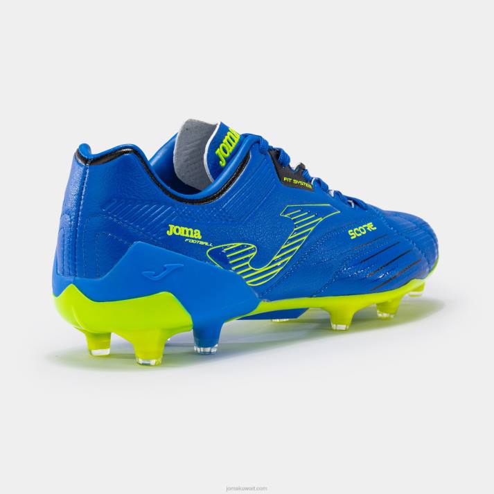 Joma 82P4R4056 الأزرق الملكي حذاء كرة القدم يسجل 23 Fg Ground FG