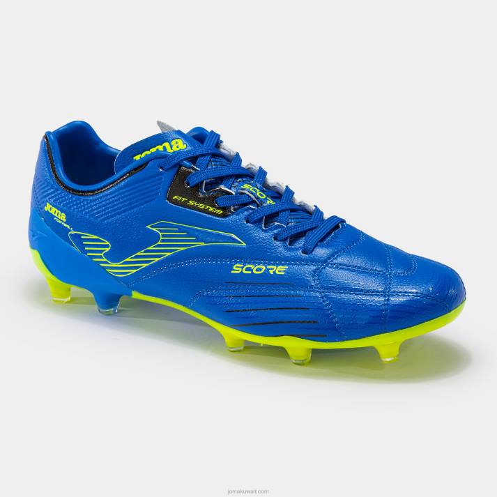 Joma 82P4R4056 الأزرق الملكي حذاء كرة القدم يسجل 23 Fg Ground FG