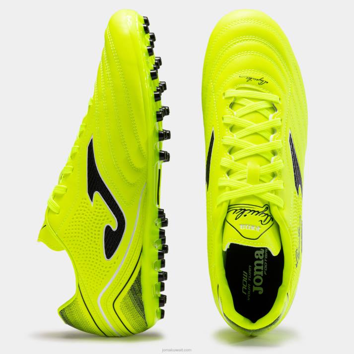 Joma 82P4R4063 الفلورسنت الأصفر حذاء كرة القدم aguila 23 العشب الاصطناعي