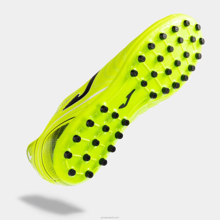 Joma 82P4R4063 الفلورسنت الأصفر حذاء كرة القدم aguila 23 العشب الاصطناعي